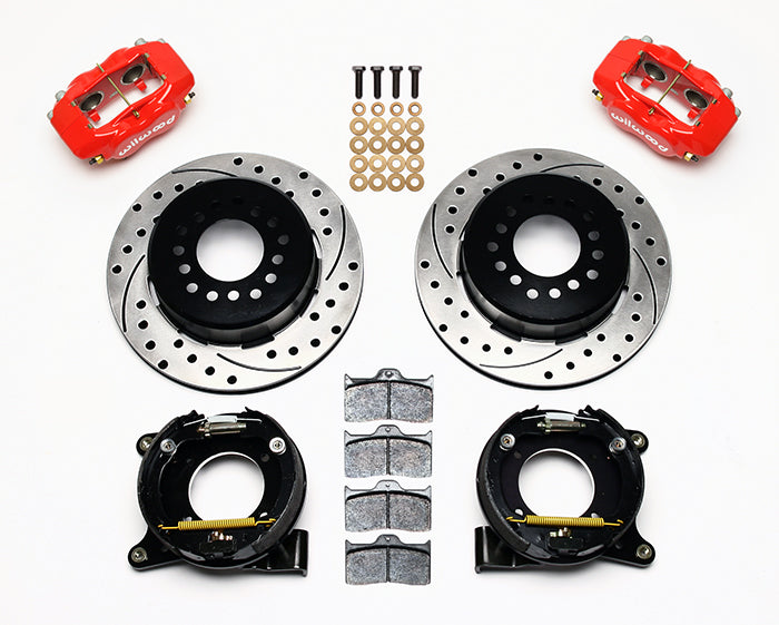 Wilwood - Kit de freno trasero grande Chevy/GMC C10 1963-1986, discos Dynalite forjados de 12,19 pulgadas