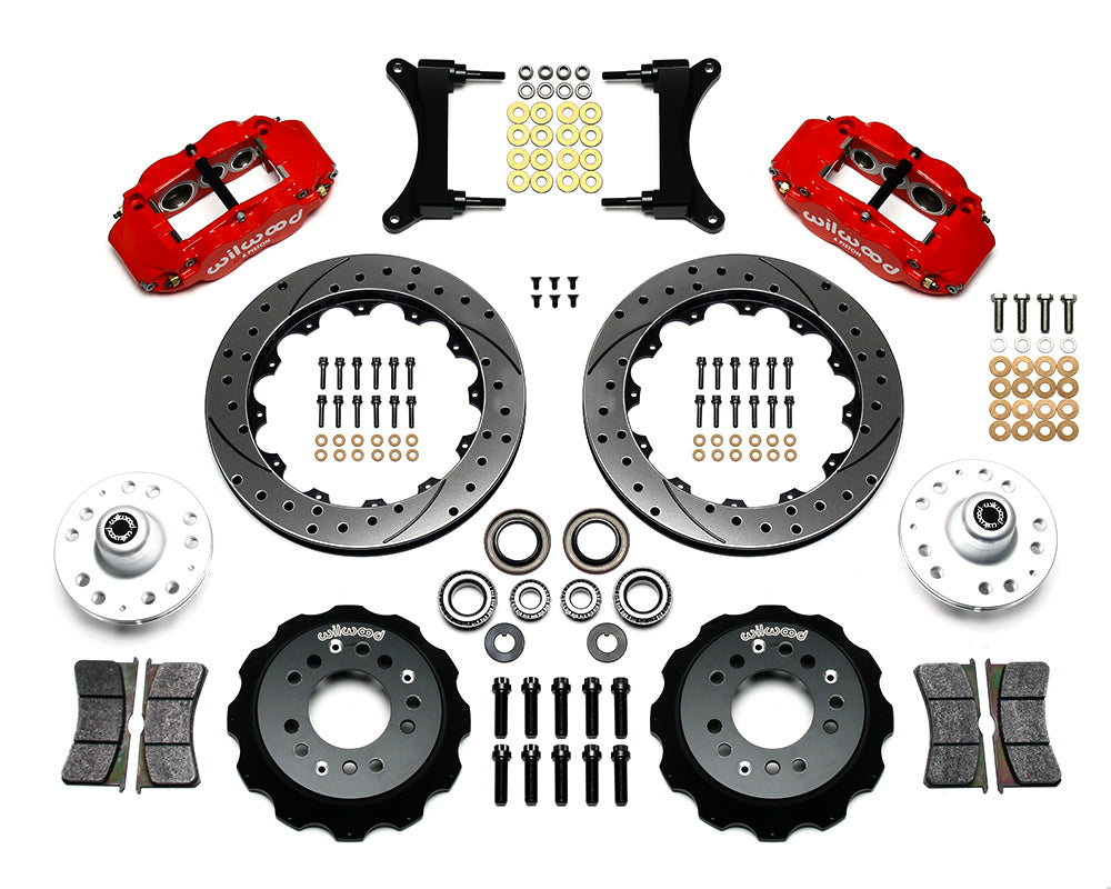 Wilwood - 1982-2003 Chevy S10 Forged Narrow Superlite 6R Big Brake Front Brake Kit - 12.88-Inch Rotors
