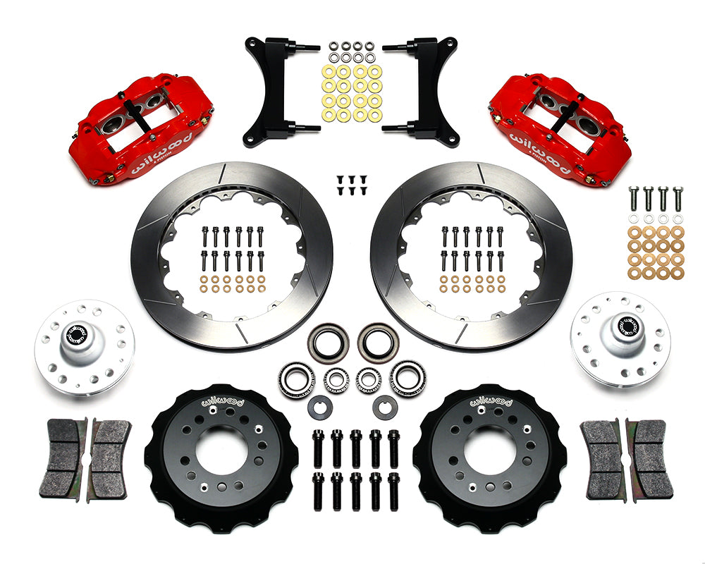 Wilwood - 1982-2003 Chevy S10 Forged Narrow Superlite 6R Big Brake Front Brake Kit - 12.88-Inch Rotors