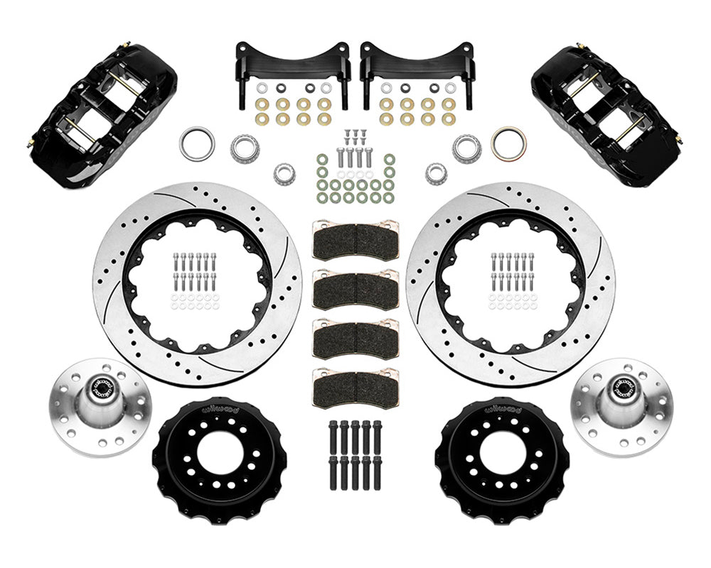 Wilwood - 1982-2003 Chevy S10 AERO6 Big Brake Front Brake Kit - 14-Inch Rotors