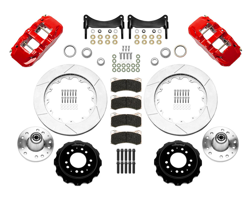 Wilwood - 1982-2003 Chevy S10 AERO6 Big Brake Front Brake Kit - 14-Inch Rotors