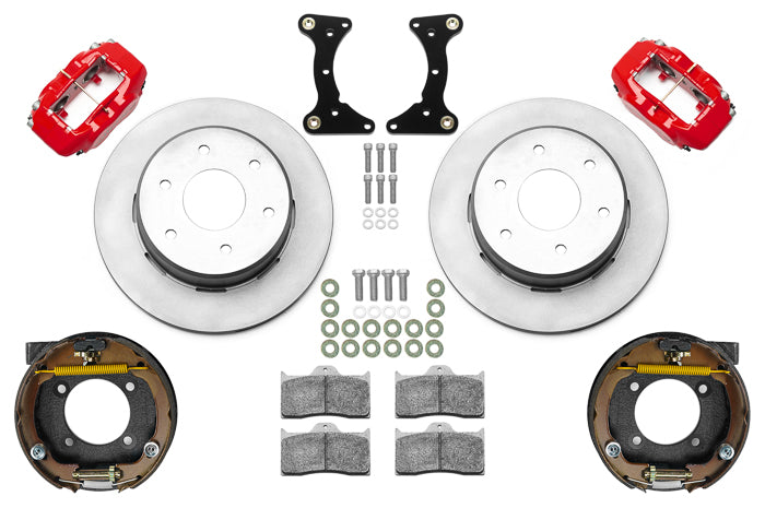 Wilwood - Kit de freno trasero grande para Chevy/GMC C10 1963-1986, Dynlite forjado (rotor de 6 x 5,50), rotores de 12,19 pulgadas