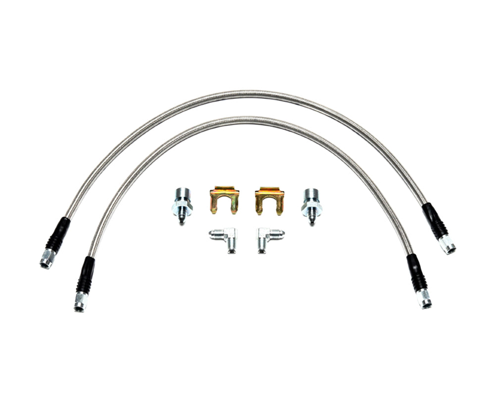 Wilwood - Kit de línea de freno para Chevy/GMC C10/C15 de 22 pulgadas, 3/8-24 a 90 grados