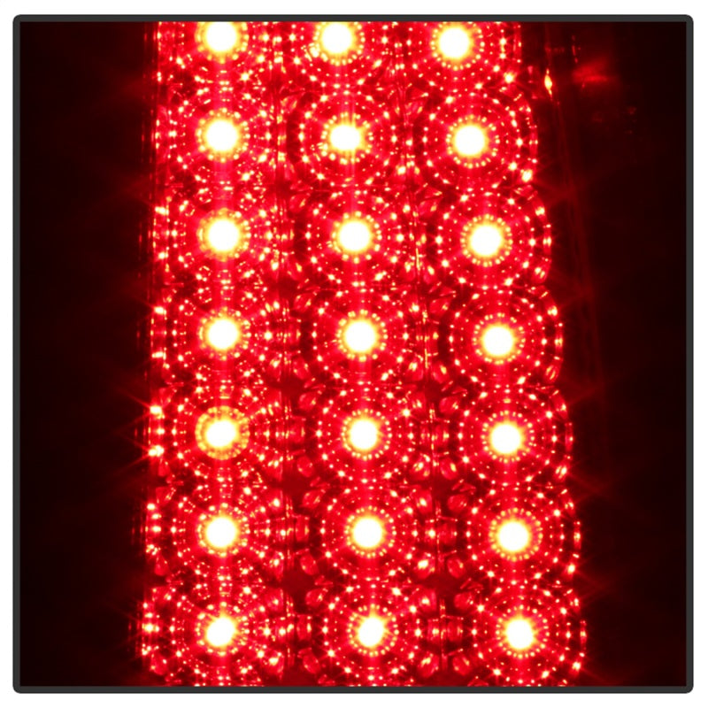Spyder Xtune 99-02 Chevy Silverado 1500 | 99-06 GMC Sierra 1500 LED Tail Lights - Red Clear (Does Not Fit Stepside)