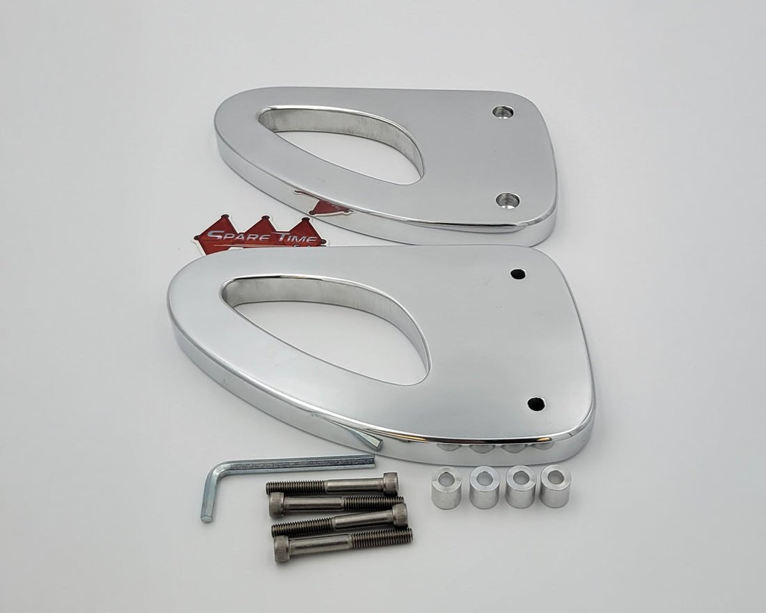 Spare Time Billet - Chevy | GMC 1995-1998 Billet OBS Crew Cab B-Pillar Grab Handle - Pair