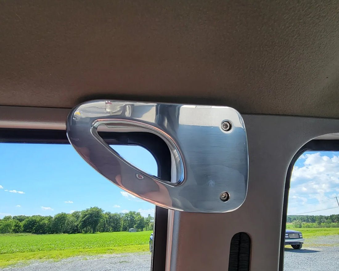 Spare Time Billet - Chevy | GMC 1995-1998 Billet OBS Crew Cab B-Pillar Grab Handle - Pair