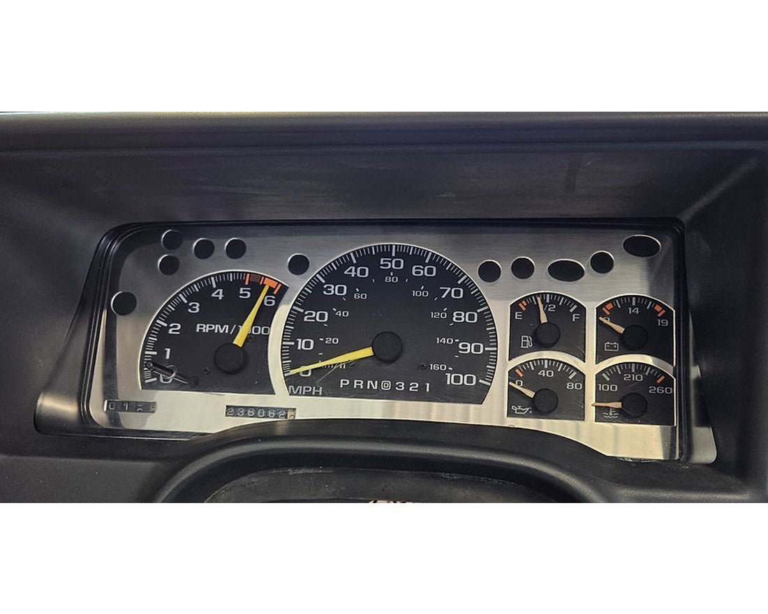 Spare Time Billet - Chevy | GMC 1995-1998 Billet OBS Gauge Trim