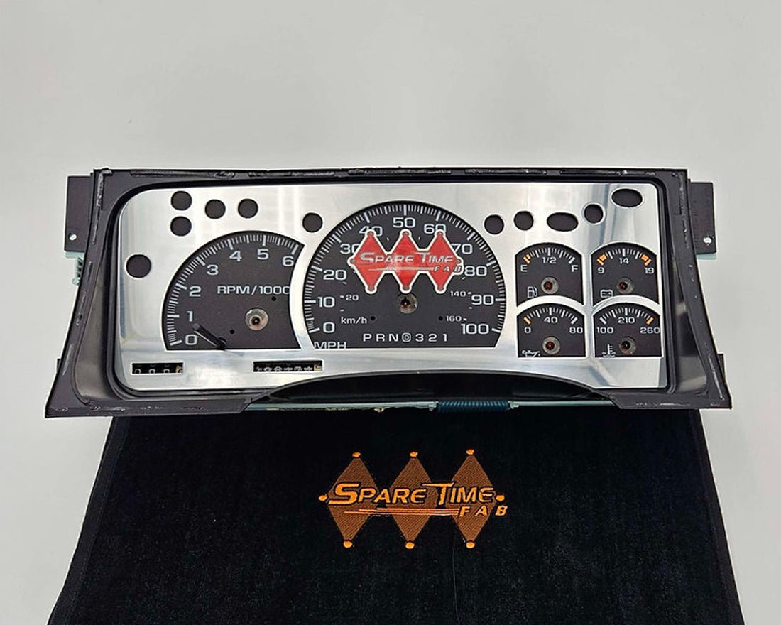Spare Time Billet - Chevy | GMC 1995-1998 Billet OBS Gauge Trim
