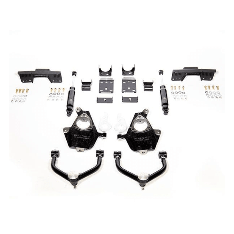 1999-2006 (2007 Classic) GM 4WD 3/5 LOWERING KIT W/ BOLT ON C-NOTCH