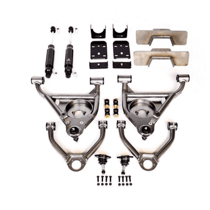 1999-2006 (2007 CLASSIC) GM 2WD 4/6 LOWERING KIT W/ WELD ON C-NOTCH