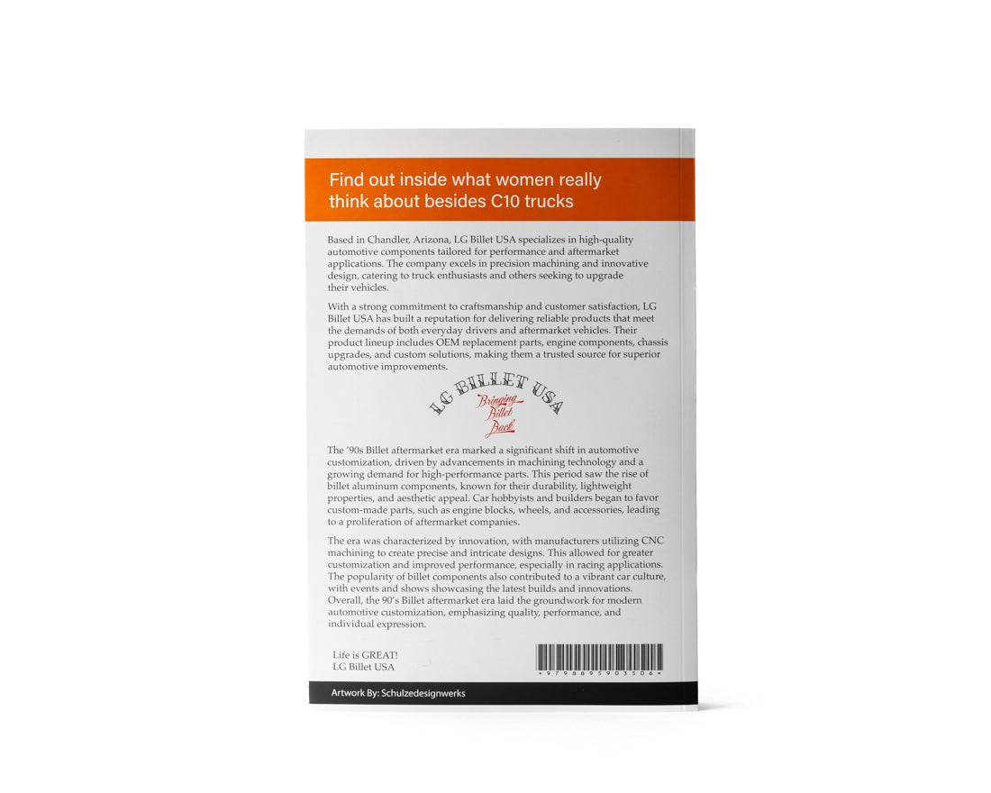 LG Billet USA Book - What Every Woman Thinks About Besides Trucks