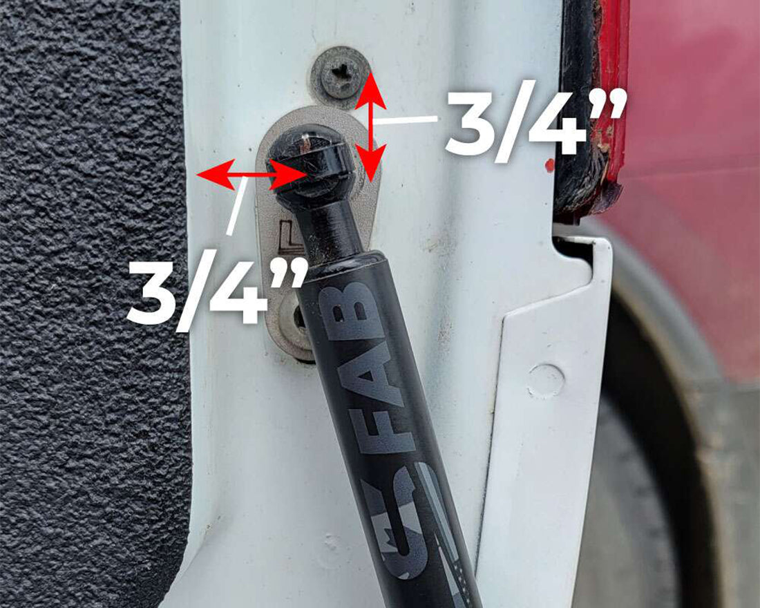 82-04 Chevy | GMC S-10 & S-15 - Tailgate Assist Damper (Strut)