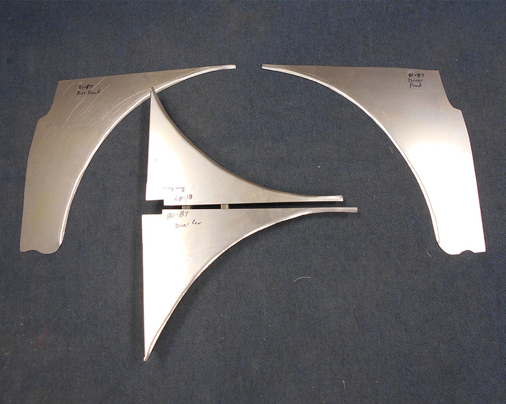 Slosh Tubz - Chevy/GMC C10/K10 1973-1987 Fender Filler Panels - Squared Tubs