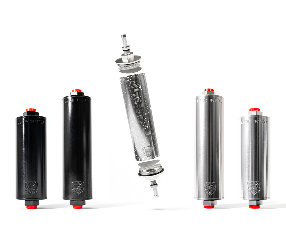 Shop48 Vapor Trapper Charcoal Canister Fuel Tank Vent Line Vapor Filter