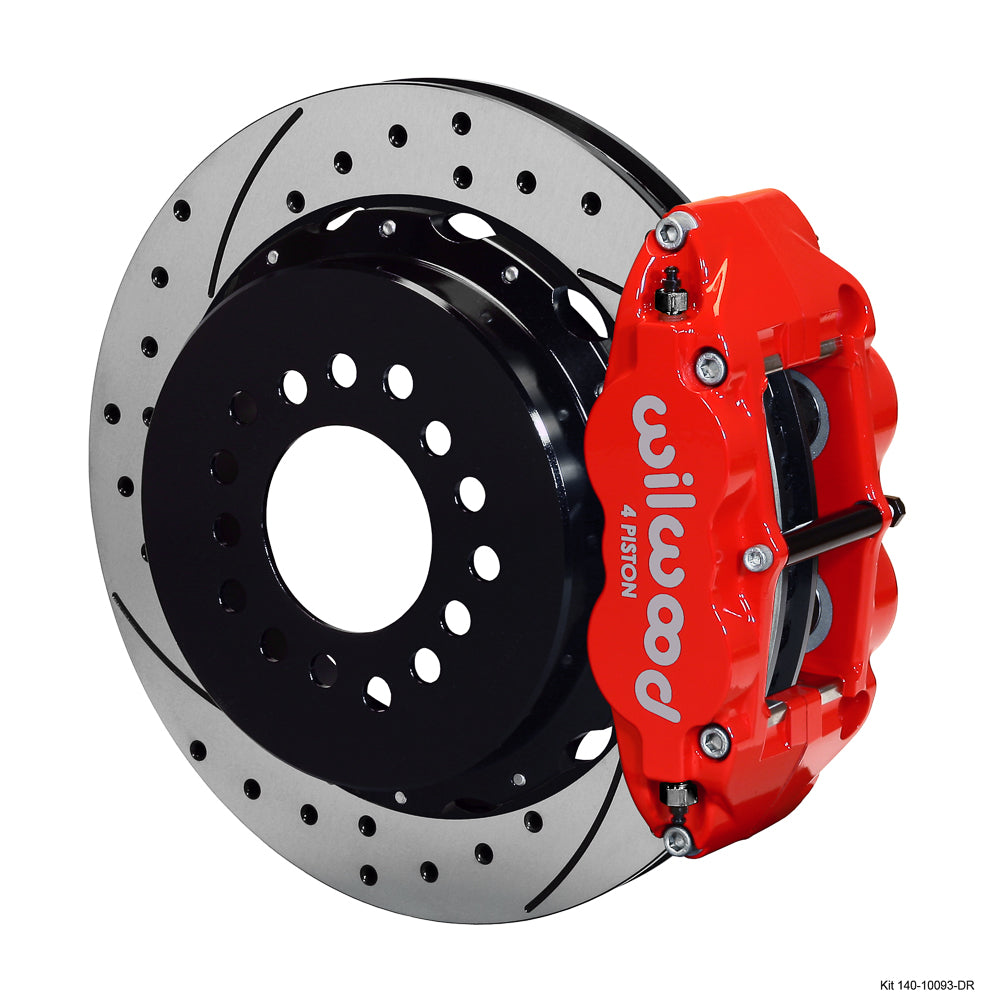 Wilwood - Kit de frenos traseros grandes Chevy/GMC C10 1963-1986, discos forjados Superlite 4R estrechos de 12,88 pulgadas