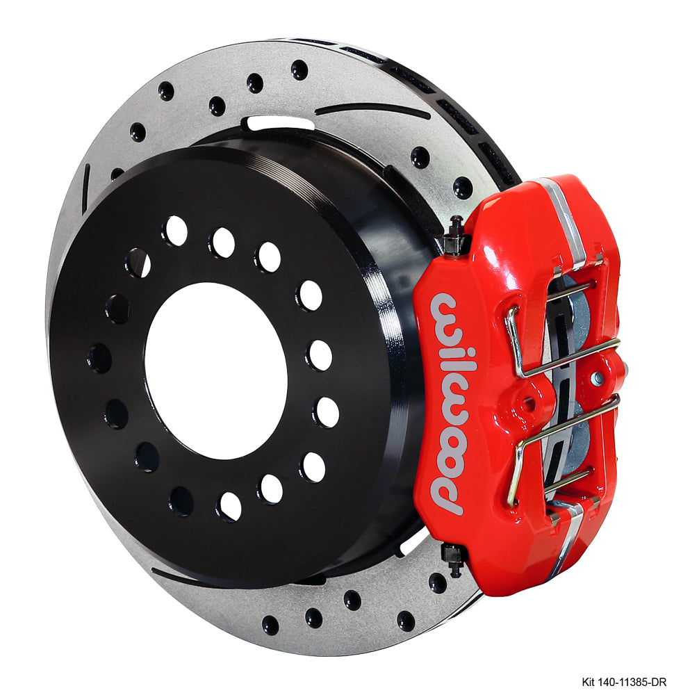 Wilwood - Kit de freno trasero grande Chevy/GMC C10 1963-1986, Dynapro forjado de perfil bajo (rotor de 6 x 5,50), rotores de 11 pulgadas