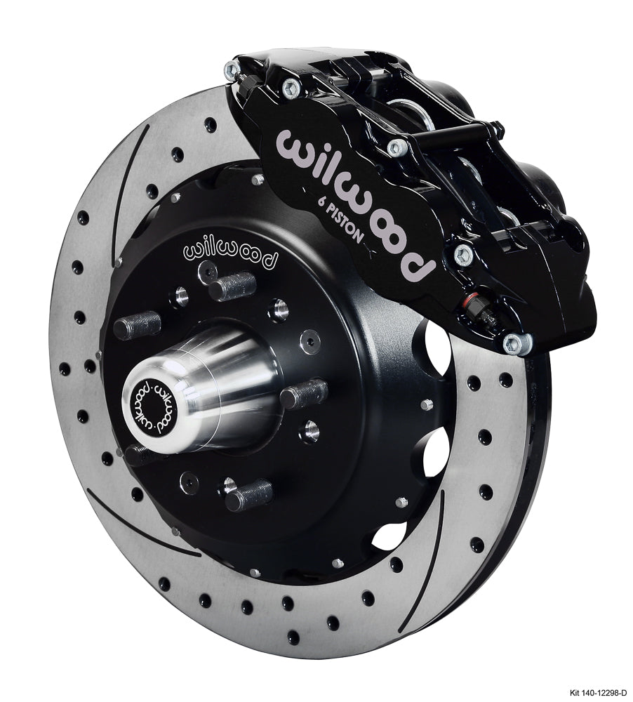 Wilwood - 1982-2003 Chevy S10 Forged Narrow Superlite 6R Big Brake Front Brake Kit - 12.88-Inch Rotors