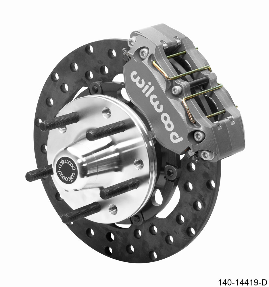 Wilwood - 1982-2003 Chevy S10 Dynapro Lug Mount Front Dynamic Drag Brake Kit - 10.75-Inch Rotors