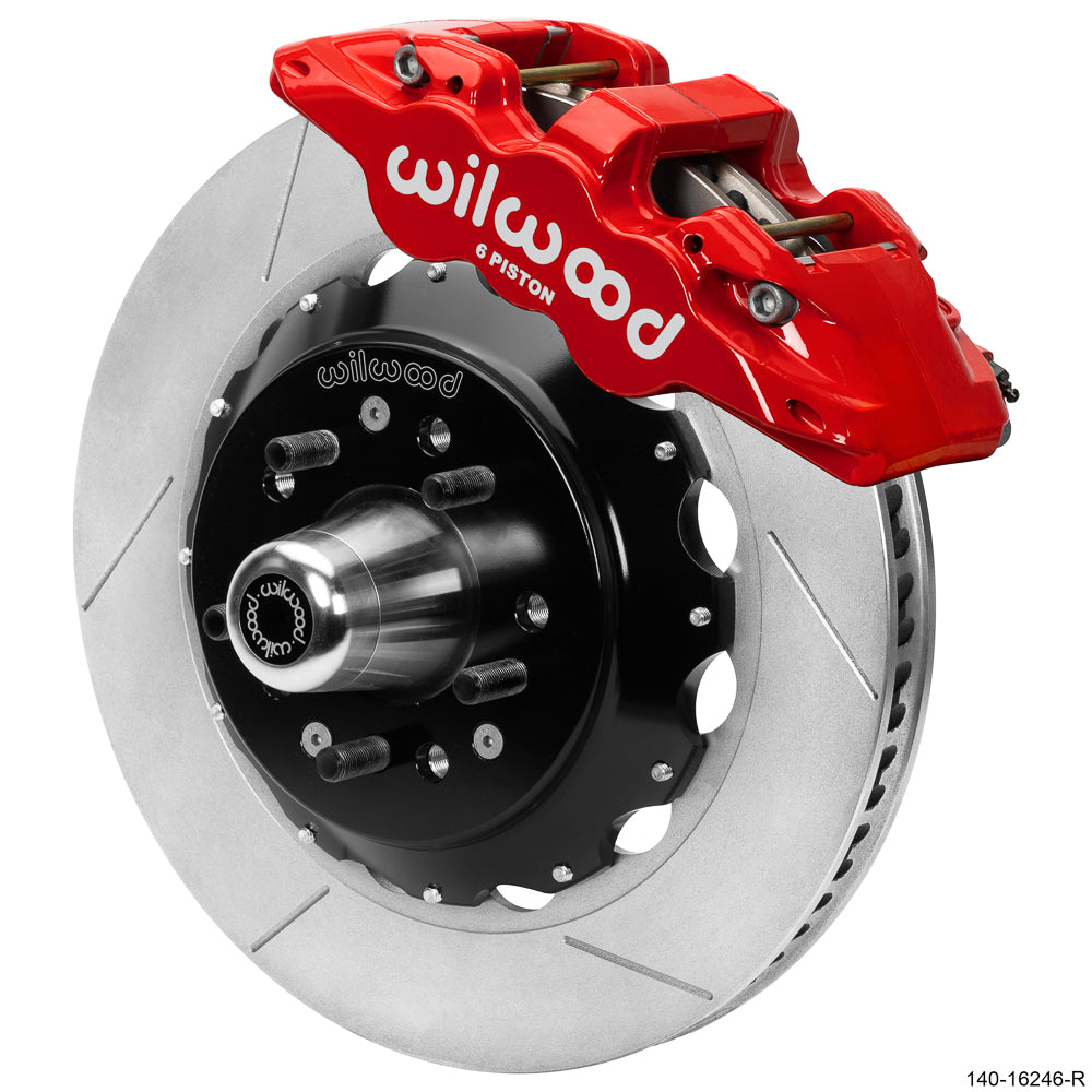 Wilwood - 1982-2003 Chevy S10 AERO6 Big Brake Front Brake Kit - 14-Inch Rotors
