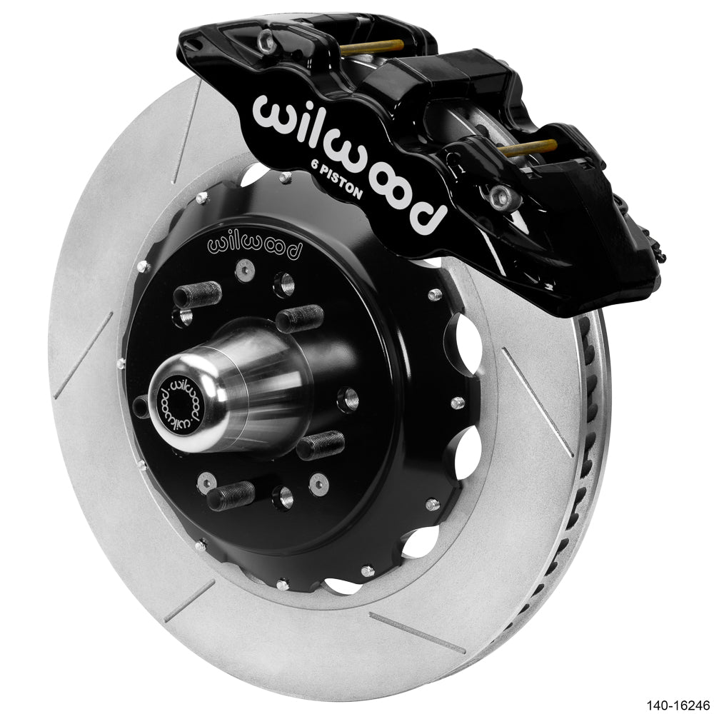 Wilwood - 1982-2003 Chevy S10 AERO6 Big Brake Front Brake Kit - 14-Inch Rotors