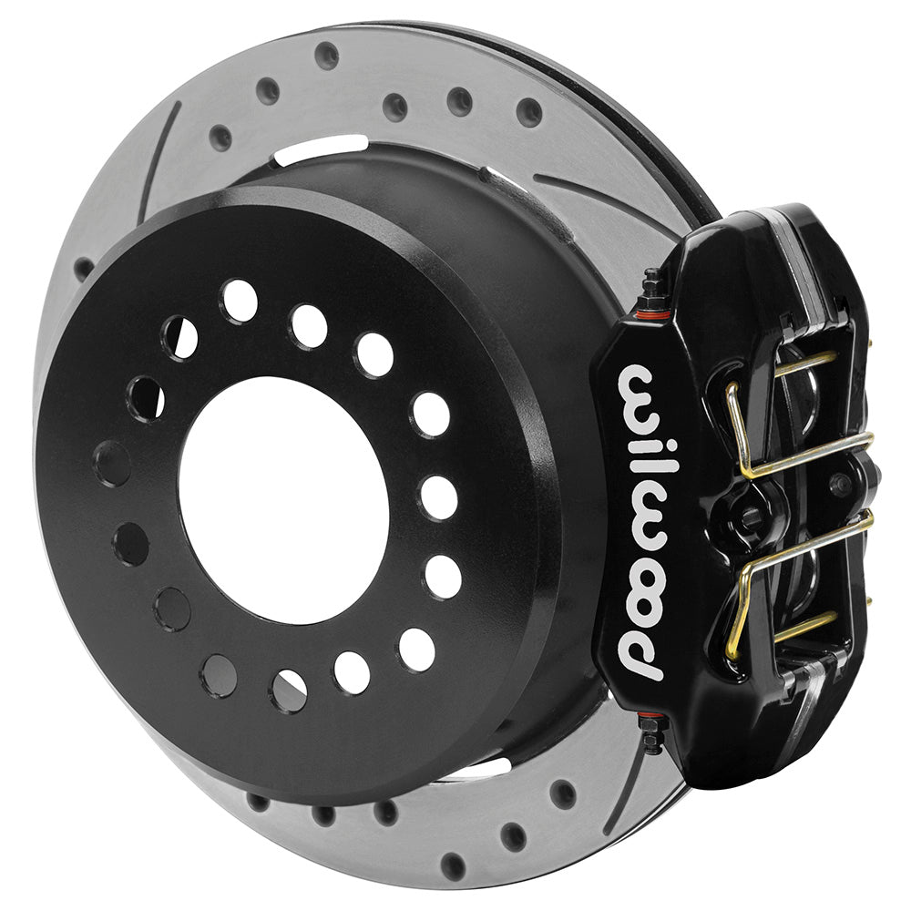 Wilwood - Chevy S10 Axle Flange Forged Dynapro Low-Profile Rear Parking Brake Kit - 11-Inch Rotors
