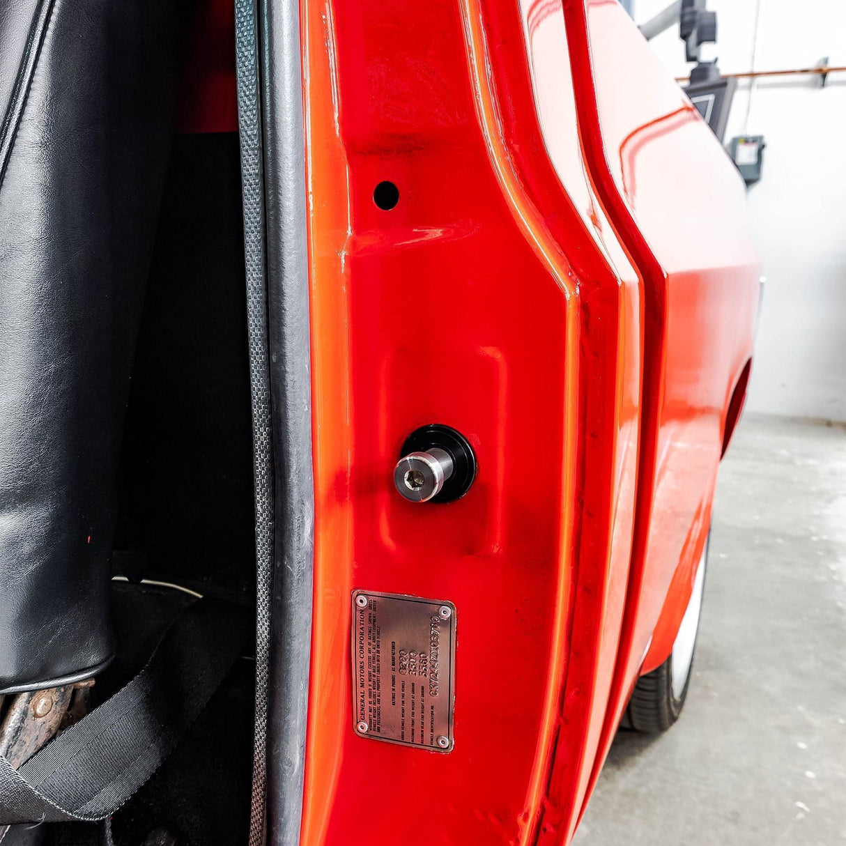 GM ドア ストライカー ボルト キット、1/2"-13、アルミニウム ストライカー プレート シングル リング