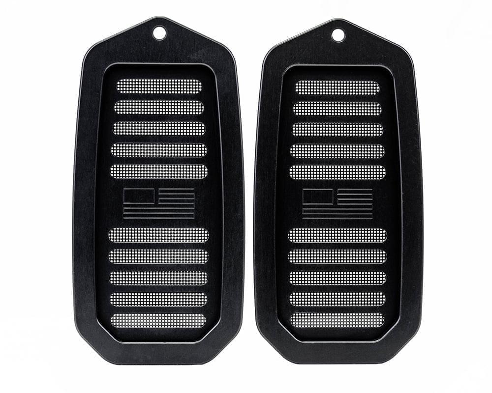 Black vent pair