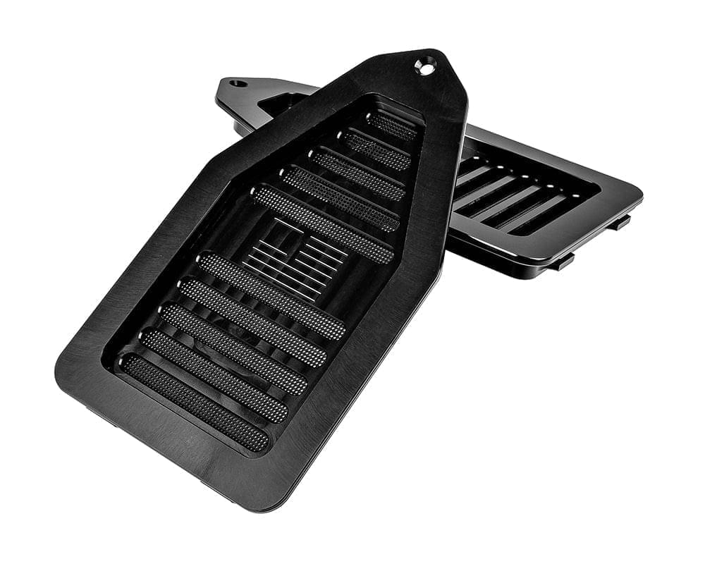 Billet Door Jam Vents With Engraved Flag, 1969 A-Body