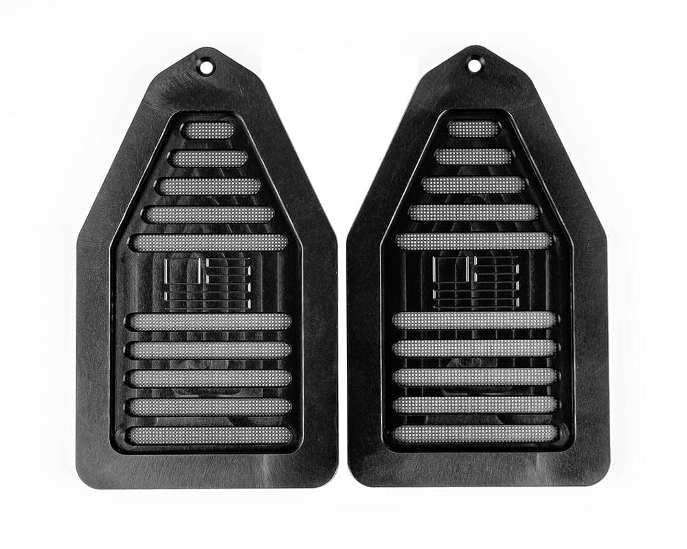 Billet Door Jam Vents With Engraved Flag, 1969 A-Body