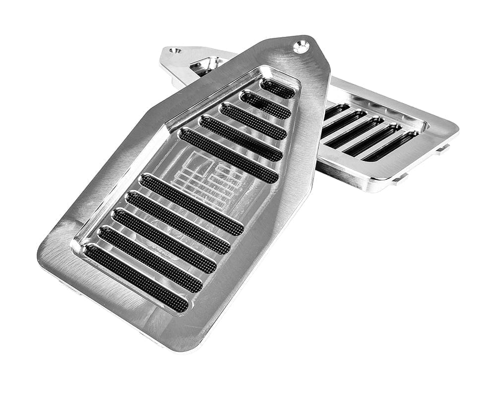 Billet Door Jam Vents With Engraved Flag, 1969 A-Body