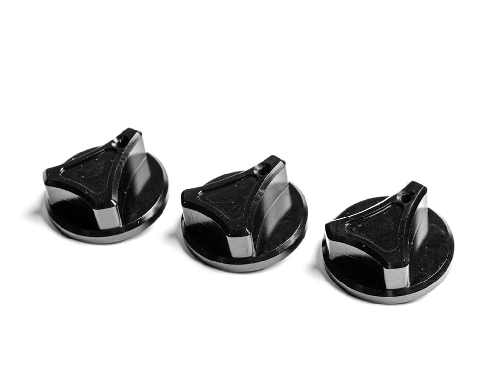 Chevy | GMC NBS 1999-2002 Billet Climate Control Knobs, w/ 3 Knob Climate Control