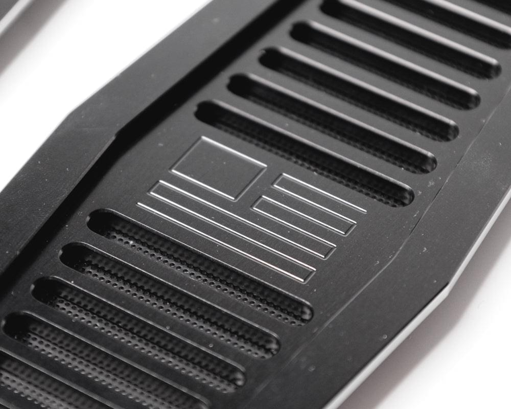 Flag engraved vent