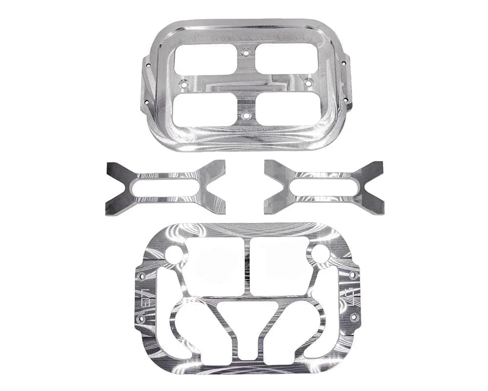 Soporte de batería Billet Optima, parte superior con rejilla