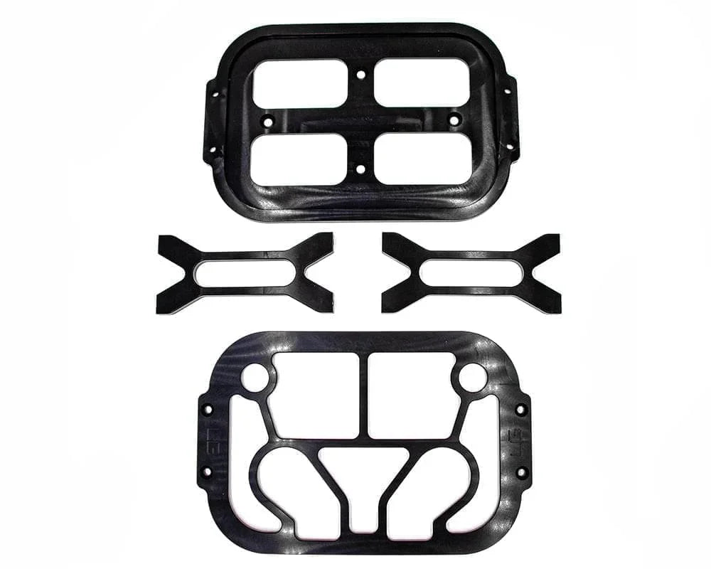 Soporte de batería Billet Optima, parte superior con rejilla