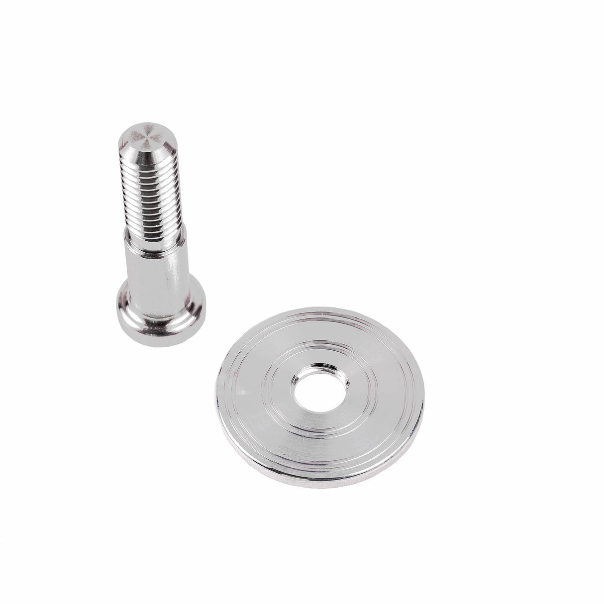 GM Door Striker Bolt Kit, 7/16"-14, Aluminum Striker Plate Double Ring