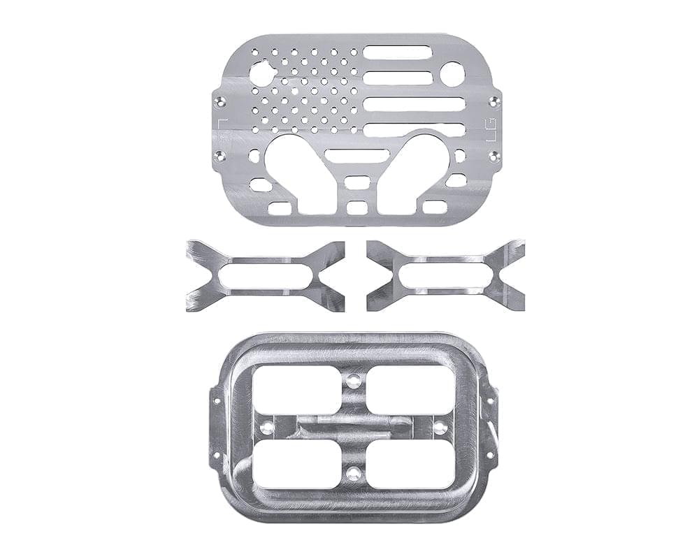 Billet Optima Battery Mount, Flag Top