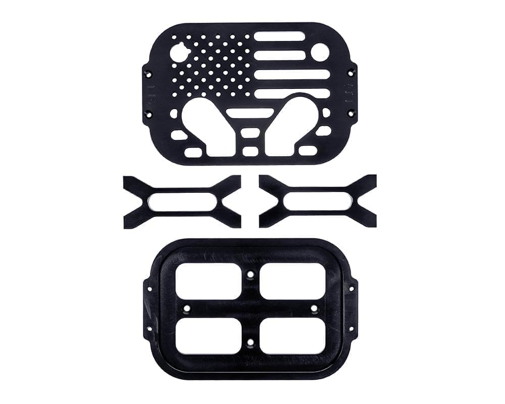Billet Optima Battery Mount, Flag Top