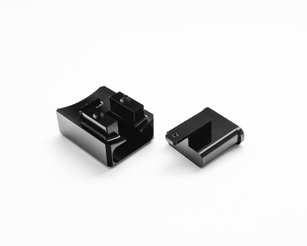 Chevy GMC OBS Black Billet Glove Box Button Kit