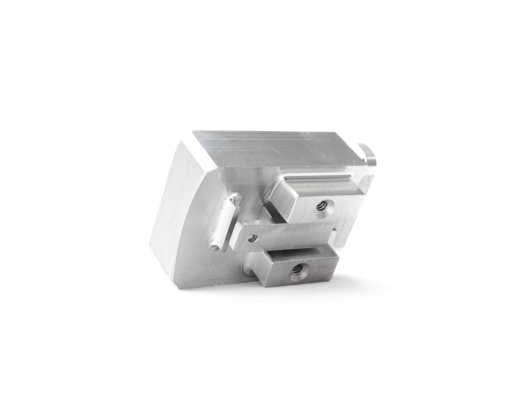 Chevy GMC OBS Silver Glove Box Button Side View