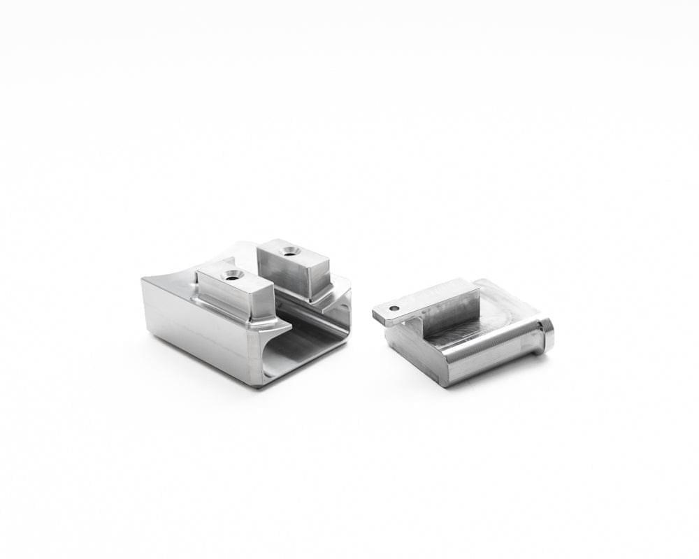 Chevy GMC OBS Silver Billet Glove Box Button Kit