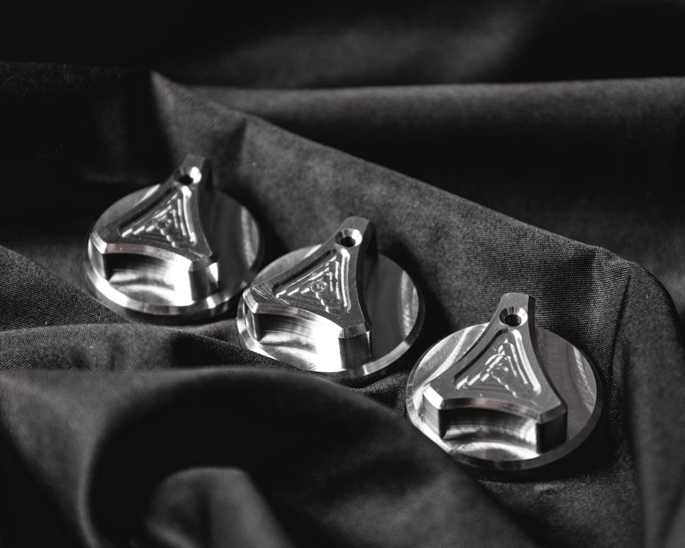 Chevy | GMC NBS 1999-2002 Billet Climate Control Knobs, w/ 3 Knob Climate Control