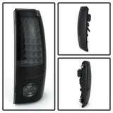 Luces traseras LED Spyder 99-02 Chevy Silverado 1500 | 99-06 GMC Sierra 1500 - Ahumado negro (no se adapta a Stepside)
