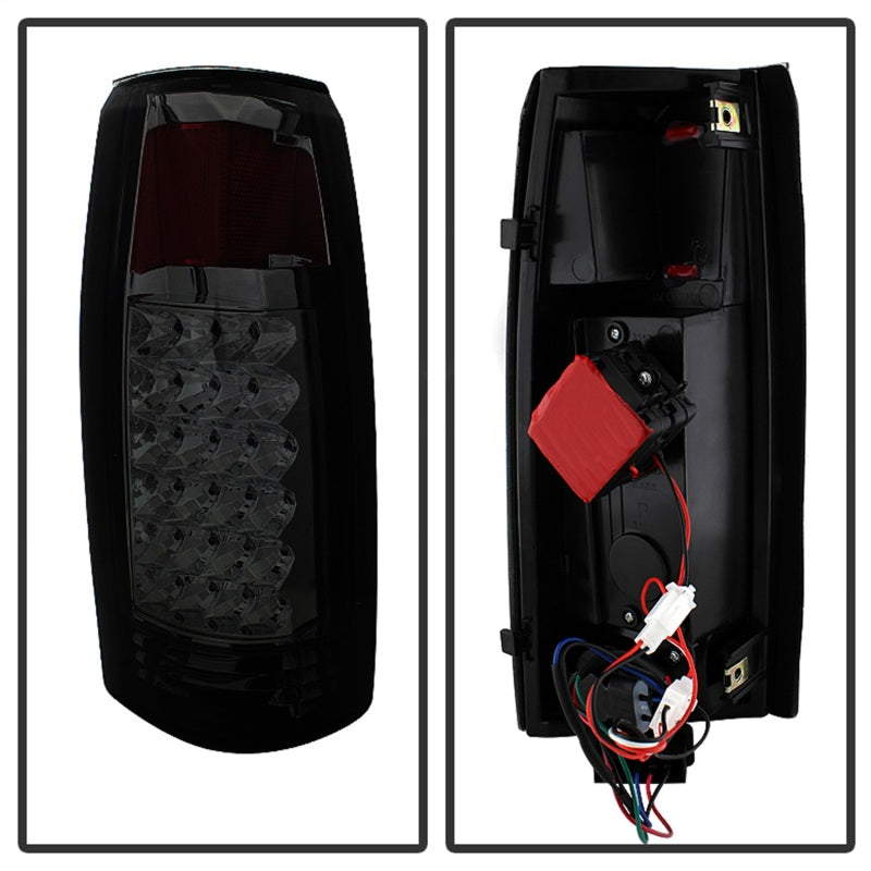 Spyder Xtune 88-98 Chevy/GMC C/K Series 1500/2500 LED Tail Lights w/ Third Brake Light - Black