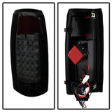 Spyder Xtune 88-98 Chevy/GMC C/K Series 1500/2500 LED Tail Lights w/ Third Brake Light - Black