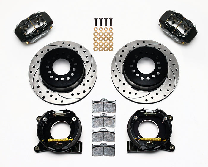 Wilwood - Kit de freno trasero grande Chevy/GMC C10 1963-1986, discos Dynalite forjados de 12,19 pulgadas