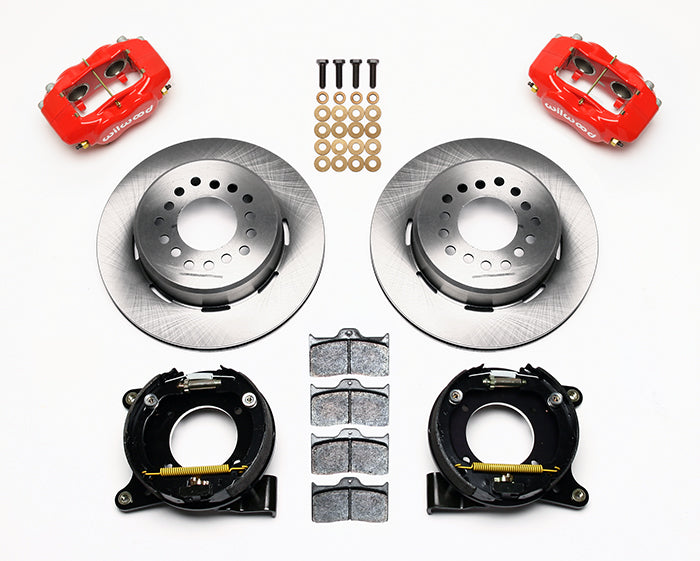 Wilwood - Kit de freno trasero grande Chevy/GMC C10 1963-1986, discos Dynalite forjados de 12,19 pulgadas