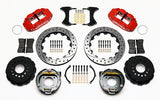 Wilwood - 10/12 Bolt - 2.81 Offset - Forged Narrow Superlite 4R Big Brake Rear Parking Brake Kit - 12.88 Inch - Front Caliper Mounting