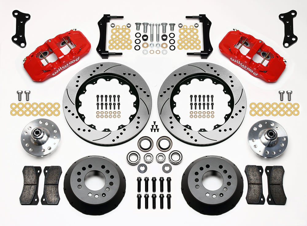 Wilwood - A | F | G | X Bodies - AERO6 Big Brake Front Brake Kit - 15 Inch
