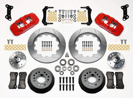 Wilwood - 64–72 GM A-Body | 67–69 GM F-Body | 64–82 Corvette | With Ridetech Spindles - AERO6 Big Brake Front Brake Kit - 14 Inch