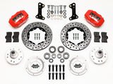 Wilwood - 64–72 GM A-Body | 67–69 GM F-Body | 64–82 Corvette | With Ridetech Spindles - Forged Dynalite Pro Series Front Brake Kit - 11 Inch